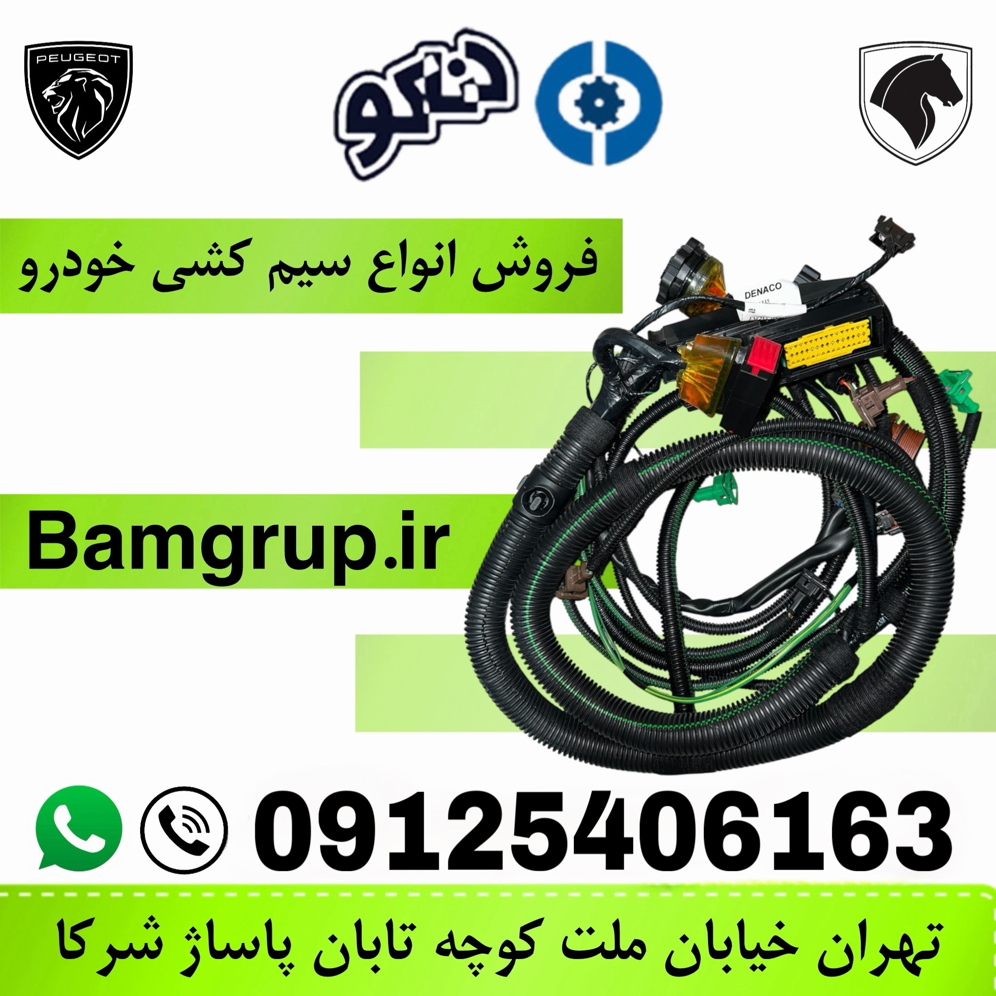 دسته سیم اصلی 206 تیپ 5 اکوماکس جدید (IK00528080)